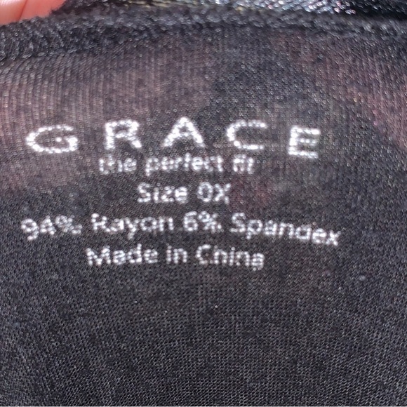 Grace The Perfect Fit Black Lightweight Cardigan 3/4 Ruched Sleeves - Picture 6 of 6